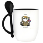 Кружка с ложкой