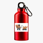 Металлическая бутылка 400 мл UV-DTF