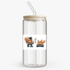 Банка с бамбуковой крышкой