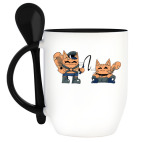 Кружка с ложкой