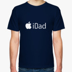 Классическая футболка  IDad Я - папа