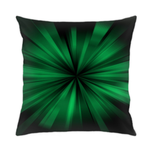 Подушка с принтом explosion, взрыв