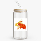 Банка с бамбуковой крышкой