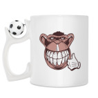 Кружка с футбольным мячиком