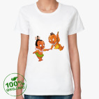 Женская футболка органик