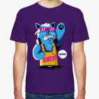 Классическая футболка Кот-диджей