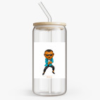 Банка с бамбуковой крышкой