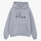 Толстовка худи оверсайз