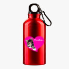 Металлическая бутылка 400 мл UV-DTF