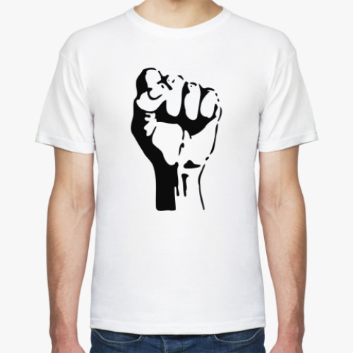 Футболка с принтом  'Добро с кулаками'
