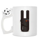 Кружка с футбольным мячиком