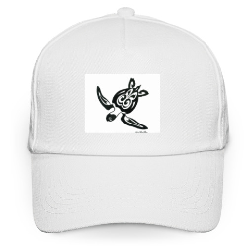 Кепка бейсболка с принтом Морская черепаха