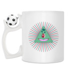 Кружка с футбольным мячиком