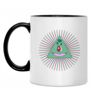 Кружка двухцветная