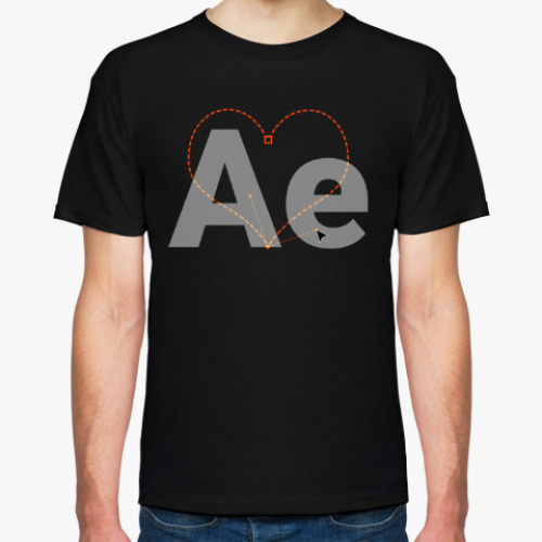 Футболка с принтом Love Ae