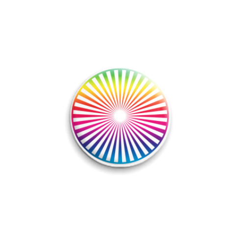Значок 25мм Rainbow