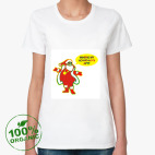 Женская футболка органик