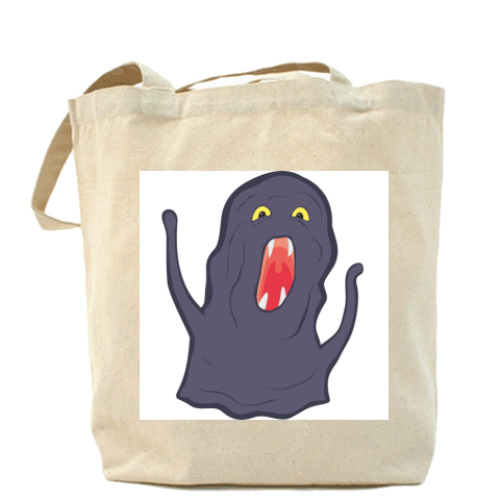 Сумка шоппер с принтом Монстрик