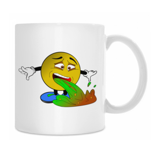 Кружка Vomiting Emoji