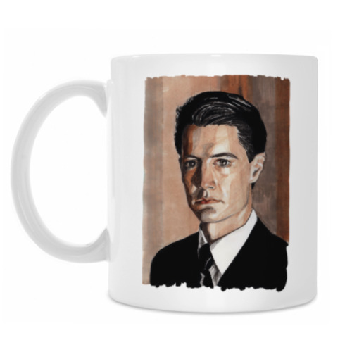 Кружка с принтом Agent Cooper