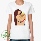 Женская футболка органик