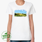Женская футболка органик
