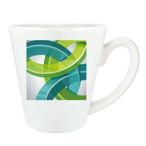 Чашка Латте Абстрактный символ