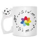 Кружка с футбольным мячиком