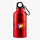 Металлическая бутылка 400 мл UV-DTF