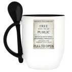 Кружка с ложкой