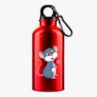 Металлическая бутылка 400 мл UV-DTF