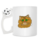 Кружка с футбольным мячиком