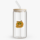 Банка с бамбуковой крышкой