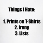 Things I Hate