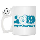 Кружка с футбольным мячиком