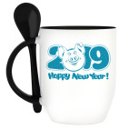 Кружка с ложкой