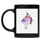 Кружка цветная UV-DTF