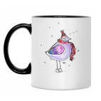 Кружка двухцветная