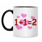 Кружка двухцветная