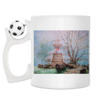 Кружка с футбольным мячиком