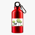 Металлическая бутылка 400 мл UV-DTF