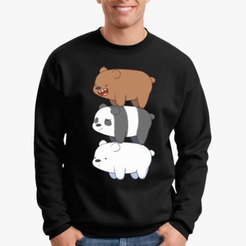 Свитшот с принтом Три Медведя