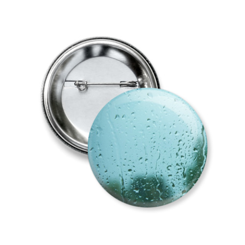 Значок 37мм Rain /Дождь