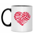 Кружка двухцветная