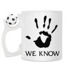 Кружка с футбольным мячиком