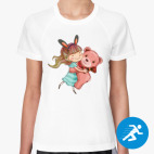 Женская спортивная футболка