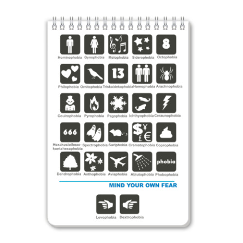 Блокнот Твоя фобия