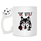 Кружка с футбольным мячиком