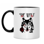 Кружка двухцветная