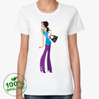 Женская футболка органик